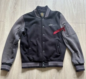 Alpha Industries Collegejacke Größe L "Varsity Sweat Jacket ML" - Imagen 1 de 5