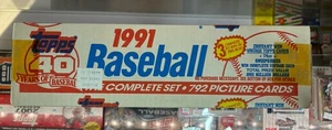 1991 Topps MLB Baseball Complete Factory Sealed Set, vintage 792 Picture Cards - Picture 1 of 6