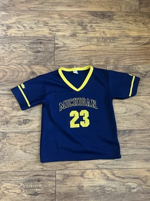 Camiseta deportiva vintage de los Michigan Wolverines juvenil mediana azul #23 Franklin años 90 Foto 1 de 4