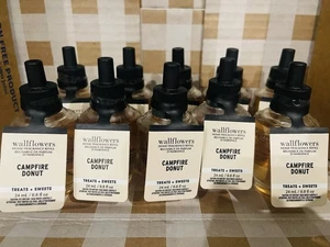 New Sealed Bath & Body Works Campfire Donut Wallflowers Refill Bulbs x 10 - Picture 1 of 2