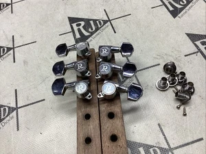 80’s BC Rich Logo Japan Gotoh Tuners Tuning Keys Pegs 3x3 Chrome - Picture 1 of 3