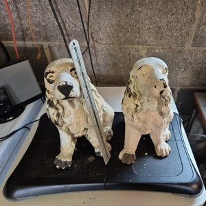 Keramik GARTENKÖNIG CHARLES/COCKER SPANIEL HUND STATUE GESCHENK ORNAMENT - Bild 1 von 8