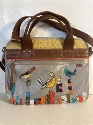 FOSSIL KEY-PER DE COLECCIÓN Bolso/Bolso de Mano Grande con Correa de Hombro Ajustable Libros/Portátil Foto 1 de 4