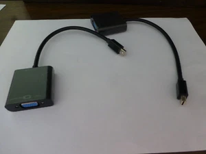 Monitor Projektor DP Display Port Konverter zu VGA Buchse Kabel Adapter - Bild 1 von 1