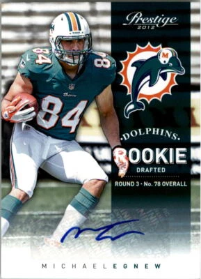 2012 Prestige Rookie Autographs #266 Michael Egnew Auto /899 - NM-MT - Image 1 of 2