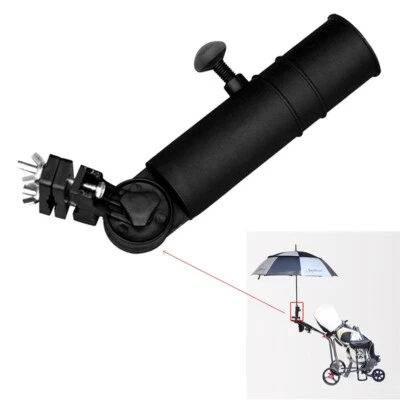 Swivel Mount Adjustable Golf Umbrella Holder Golf Club Trolley Cart Accessories - Image 1 of 4