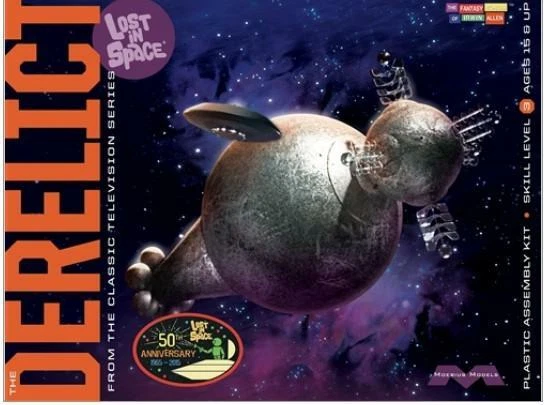 Moebius Lost in Space: Derelict Alien Spaceship 1/350 965 Plastic Model Kit - Image 1 of 1