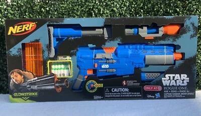 Nerf Star Wars- Rogue One Captain Cassian Andor Deluxe Blaster- New- Ships Fast - Image 1 of 2