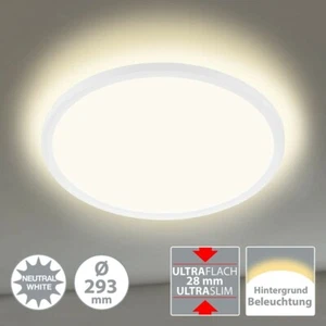 Plafoniera A Led Con Retroilluminazione 18 Watt BRILONER 7155416 Plafoniera A Le - Foto 1 di 3