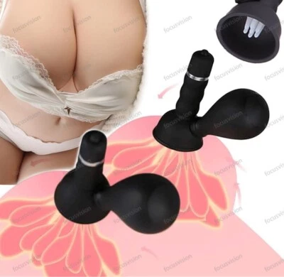 电动振动乳头夹吸盘真空增强器女式性玩具 — 第 1/4 张图片