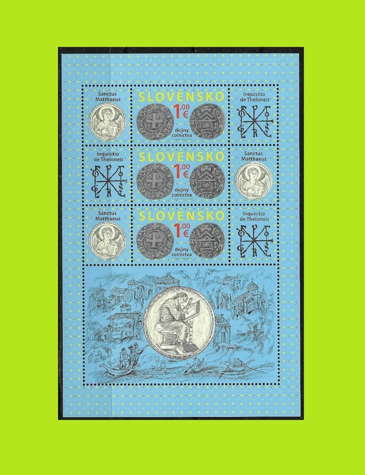 Slovakia 2014 History of Customs - Souvenir Sheet - MNH - Image 1 of 1