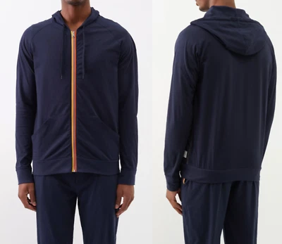 Paul Smith Stripe Jersey Hoodie Hooded Sweatshirt Sweater Jumper Hooded Sweater - Image 1 of 4