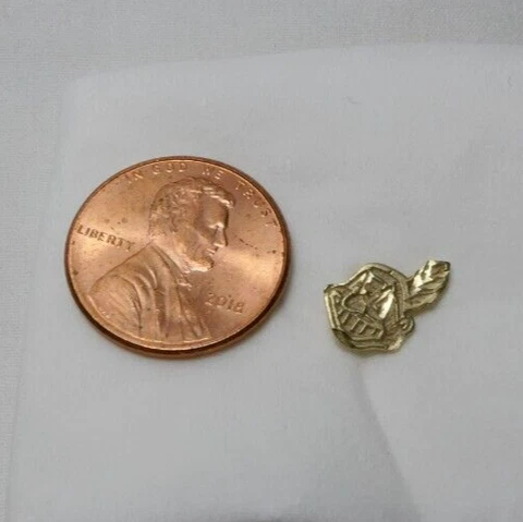 Cleveland Indians Chief Wahoo 14k Gold Earring 0.6 Grams - Only 1 Earring Cover