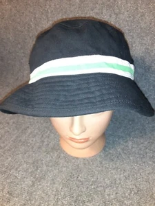 City Hunter USA Bucket Hat Blue White Band Green Golf Fish Outdoors - Picture 1 of 8