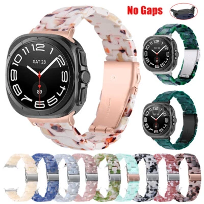 Resin Stainless Steel Watch Strap Wrist Band For Samsung Galaxy Watch Ultra 47mm - Image 1 of 4