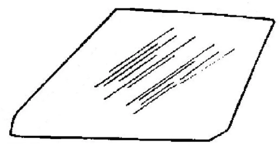 Se adapta a Chevrolet Caprice 1980-1990 4 puertas sedán conductor lado izquierdo puerta trasera vidrio Foto 1 de 1