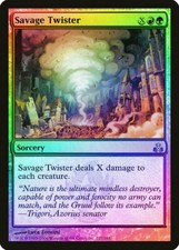 Savage Twister FOIL Guildpact HEAVILY PLD Red Green Uncommon MAGIC CARD ABUGames