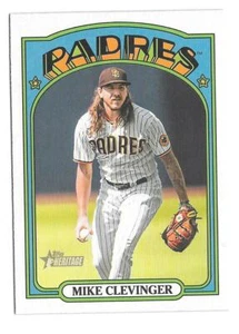 Heritage 2021 High Number Mike Clevinger impresión corta - San Diego Padres - #722 - Imagen 1 de 1