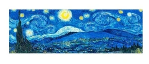Wide Panel 5D Diamond Painting Van Gogh Starry Night DIY Cross Stitch Kit Round - Picture 1 of 2