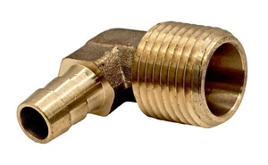Home Brew Ohio Brass Elbow 1/2" B X 1/2" MPT - Picture 1 of 7