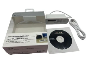Belkin Universal FlashCard Media Reader - USB 2.0, White - F4U003-WHT - Picture 1 of 5