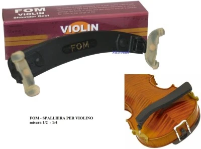 FOM SPALLIERA PER VIOLINO TIPO KUN MISURA 1/2  1/4 SHOULDER REST ME045 REGOLABIL - Immagine 1 di 3