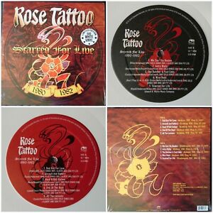 ROSE TATTOO • LP • SCARED FOR LIVE 1980-82 • Limited White Vinyl • New  • AC/DC 