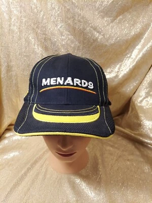 Gorra de béisbol Paul Menard 98 NASCAR Menards Racing Team negra dorada ajustable Foto 1 de 4