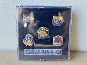 1997 Dallas Cowboys 5 Time Super Bowl Champions Commemorative Pin Set 834/5000