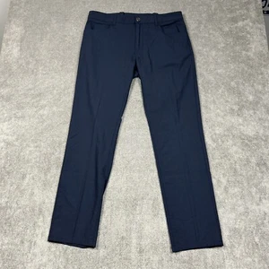 Pantalones PT Torino Azul Marino Lana Elastizados Calce Ajustado Jazz Chino Italia 34 Act 32x29 - Imagen 1 de 12