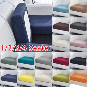 Sofa Seat Cover Covers Seater Couch Slipcover Cushion Elastic Settee Protector - Picture 1 of 27