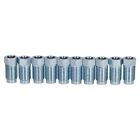 Steel Male Brake Pipe Union Fittings 7/16" x 20 UNF for 1/4" Brake Pipe 10pc