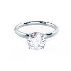 Certified Diamond Ring 0.40 Ct Round IGI GIA Lab Grown 18k White Gold Size 6 7 8