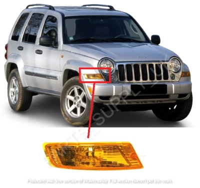 NUOVO PER JEEP CHEROKEE/LIBERTY 2005-2008 INDICATORE DI DIREZIONE ANTERIORE DESTRO - Immagine 1 di 2