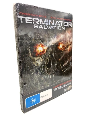 Terminator Salvation DVD Steel Case PAL Region 4 Limited Edition SEALED NEW - Image 1 of 4