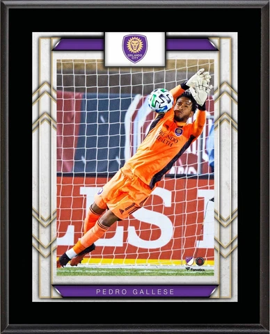 Pedro Gallese Orlando City SC 10.5" x 13" Sublimated Player Plaque Cover