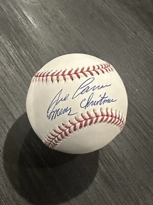 Jose Canseco Merry Christmas signed baseball autographed Athletics - Image 1 of 2