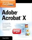 How to Do Everything Adobe Acrobat X (..., Sahlin, Doug