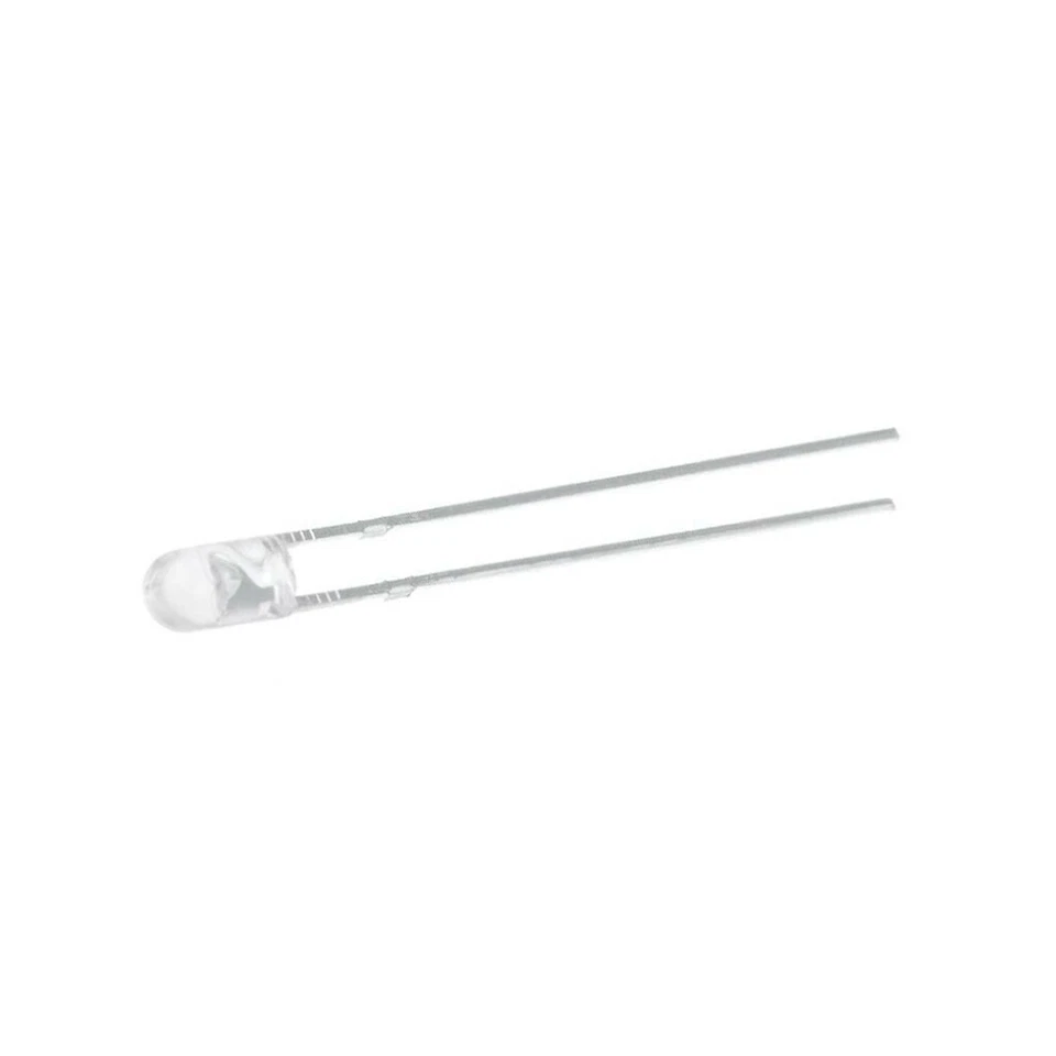 2X OSW5YK3131B-NO LED 3mm bianco freddo 3000mcd 30° anteriore: bombato senza ... - Immagine 1 di 1