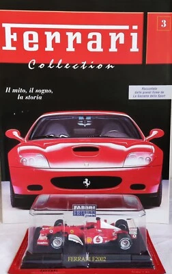 FERRARI F1 2002 n1 1:43 Michael Schumacher W.CH.+ Fascicolo n3 nuova mai aperta - Immagine 1 di 4