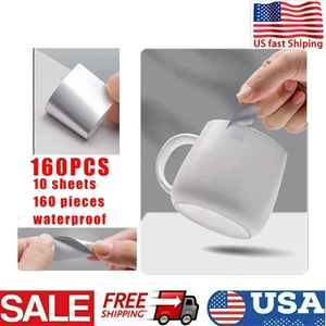 160Pcs Adhesive Labels Food Medicine Name Stickers Storage Waterproof Oilproof - Picture 1 of 5