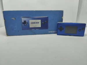 Nintendo Gameboy Game Boy Micro Azul Completo En Caja Versión PAL Europa - Imagen 1 de 12