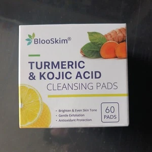 Turmeric Kojic Acid Face Cleansing Pads Exfoliating & Brightening Dark Spots NEW - Picture 1 of 6