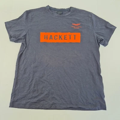 Camiseta HACKETT XL azul marino para hombre Aston Martin Racing gráfico de al... - Imagen 1 de 4