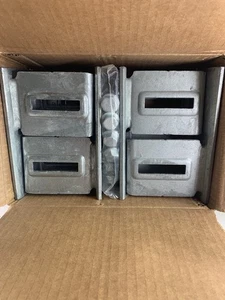 Paquete de 4 conectores con tuercas pernos Hilti MIQC-90-HS # 2123880 - Imagen 1 de 3