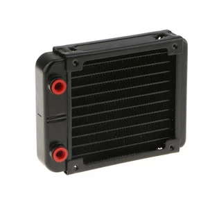 g4 / 1 aluminium computer cpu 10 rohre wasserkühlung kühler system 120mm - Afbeelding 1 van 6