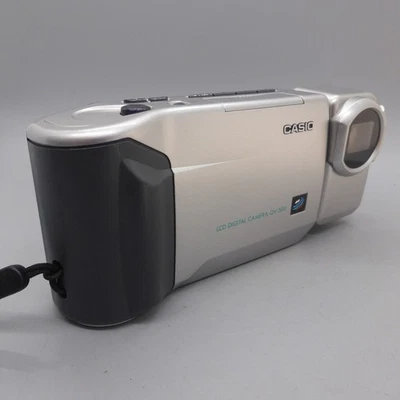Casio Digital Camera QV-300 0.4MP Silver Tested - Image 1 of 4