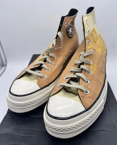 NEW Converse Chuck 70 Hi Gradient Patchwork Mens 10 Womens 12 Gravel/Egret/Black - Picture 1 of 7
