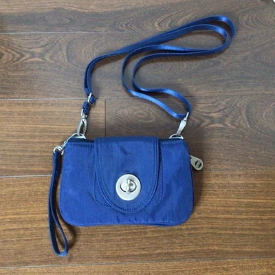 Bolso Bandolera Baggallini Pequeño Convertible Cartera Viaje Azul Marino Foto 1 de 4
