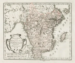 Mapa De Suecia Reilly Grabado En Cobre 1790 - Picture 1 of 1